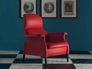 SANLUCA - Armchair with armrests by Poltrona Frau - view 3
